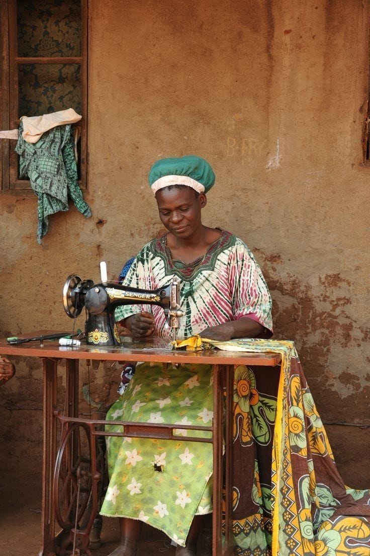 African entrepreneur at work